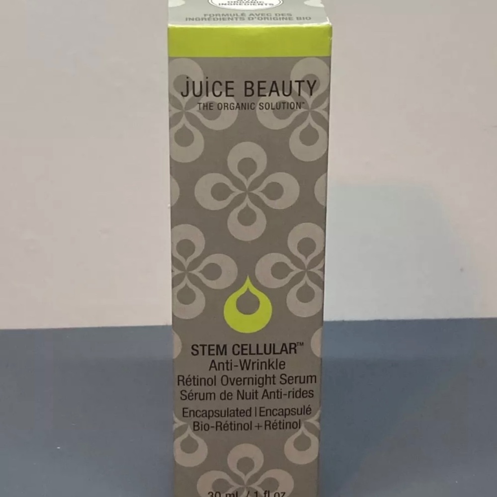 JUICE BEAUTY Stem Cellular Anti-Wrinkle Retinol Overnight Serum 1 oz/30 ml NIB